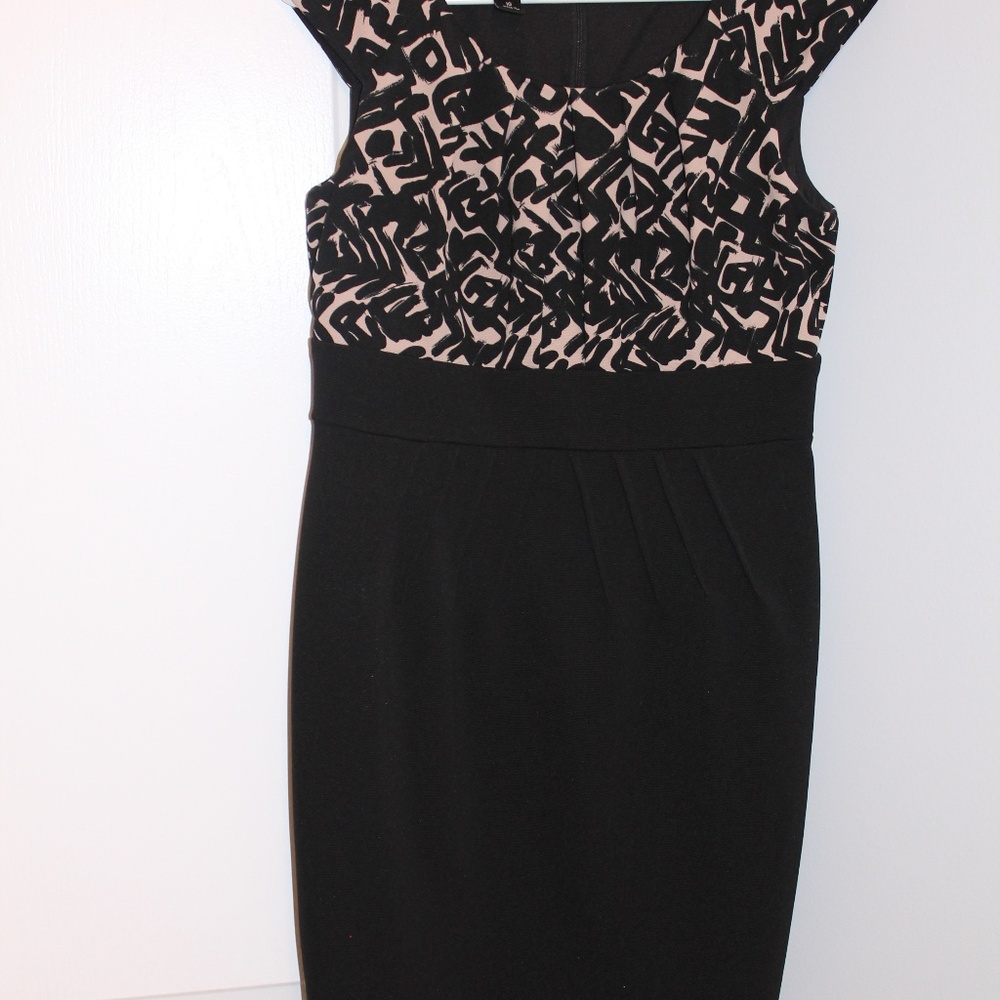 AGB black dress with brown top
